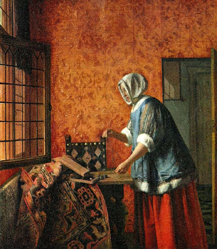 Pieter de Hooch guldvagerskan china oil painting image